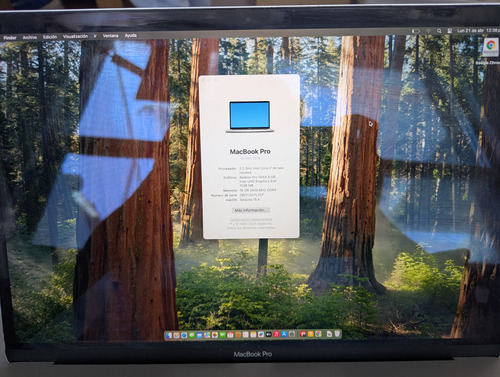 Macbook Pro 2019 15 Intel I7 16gb Gris (Usado)