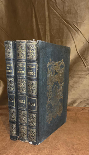 E. Charton. La Vuelta Al Mundo. 3 Tomos. Publicados 1862