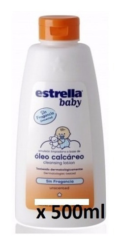 Estrella Oleo Calcareo Para Bebes Sin Fragancia X 500ml