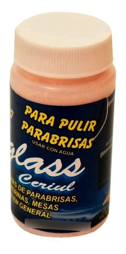 Pulidor De Vidrios Parabrisas Auto Puliglass 100g