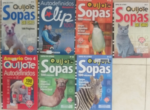 X7 Revistas Sopas De Letras Autodefinido Clip Quijote