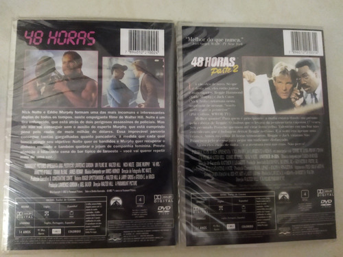 Dvds 48 Horas E 48 Horas - Parte 2 - Eddie Murphy