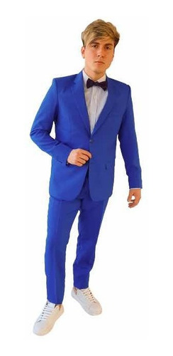 Imagen 1 de 6 de Traje Azul Francia Slim Fit Tropical