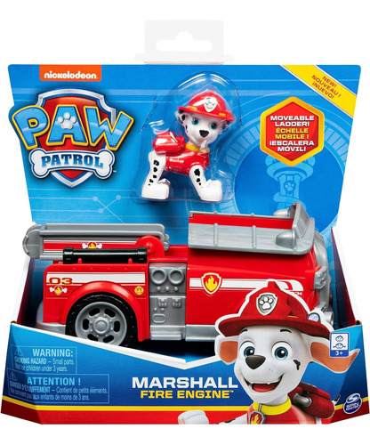 Vehículo Paw Patrol. Quepeños 