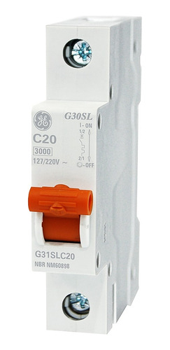 Disjuntores Unipolar Monofasico Din Ge 10a,16a,20a, 25a,32a
