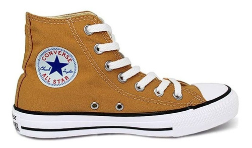 converse cano alto mostarda