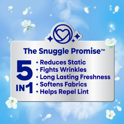 Snuggle - Lenços De Secagem E Amaciante De Roupas C/ 200