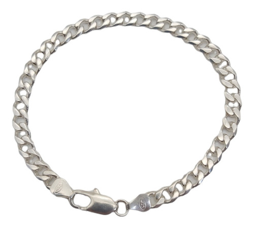 Pulsera Hombre Plata Mexicana 925 Grumet 6 Mm