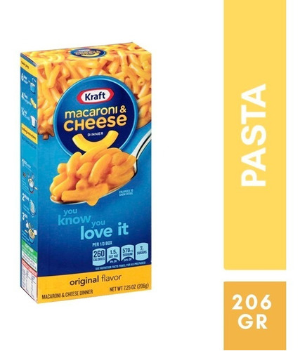 Pasta Kraft Macarroni Y Queso Original Caja 206 G Heinz