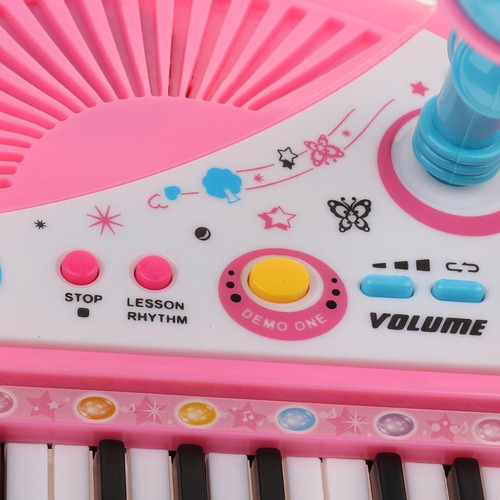 1 Teclado De Piano Electrónico De Juguete De 37 Teclas Con