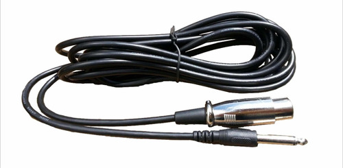 Cable Canon Hembra A Plug 6.35 Mm 5 Metros