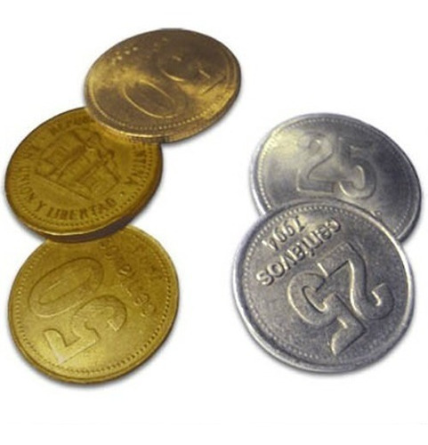 Hopping Half Moneda Gemelas Peso Argentino / Alberico Magic