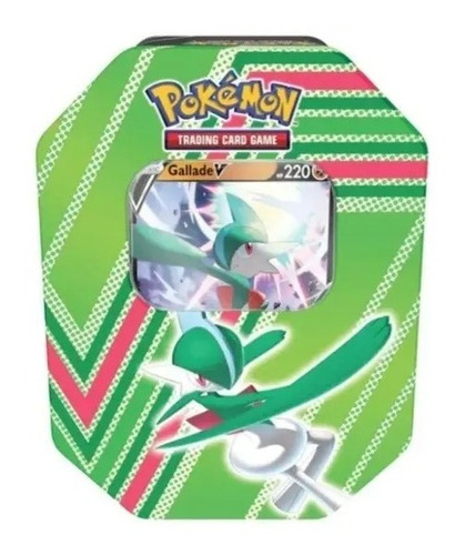 Latinha Card Pokemon Potencial Oculto Gallade V 41049