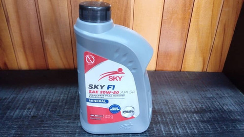 Aceite De Motor Sky Sae 20w50 Api  Sp Mineral 