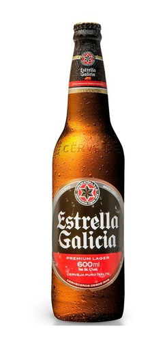 Cerveza Estrella Galicia 600 Ml Caja X 6 Unidades