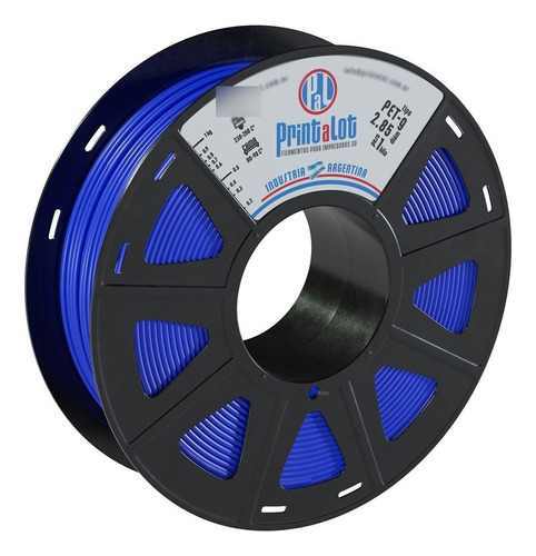 Filamento Para Impresoras 3d Petg X 1kg 2,85 Mm :: Printalot Color Azul