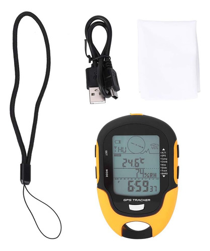 Navegador Gps Portátil Con Altímetro Y Barómetro De 10x5x2cm