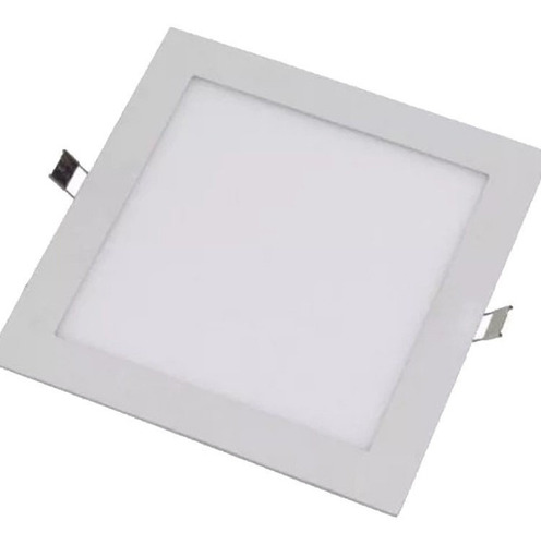 Imagen 1 de 4 de Artefacto Led 12w Cuadrado 172x172mm Embutir 3100k Nova