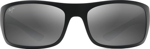 Gafas De Sol Maui Jim Big Wave Para Hombre Y Mujer - Polarizadas, Color: Negro Mate/lentes Grises Neutros