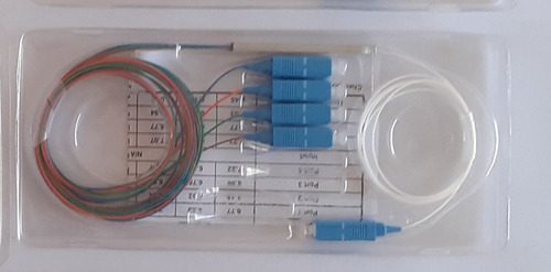 Fibras Ópticas: Splitters Plc 1x4 Conectores Sc/upc - Sc/apc