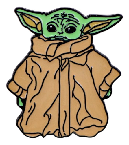 Pin / Broche Metálico Star Wars Película Personajes Yoda A Star Wars