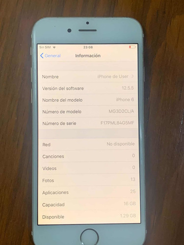 iPhone 6 16 Gb (Usado)