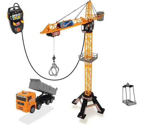 Dickie Toys 48 Mega Grúa Y Camión Vehículo Y Playset