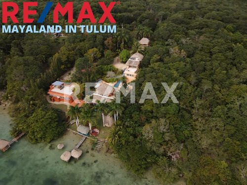 En Venta Lote En Bacalar Con Frente De Laguna