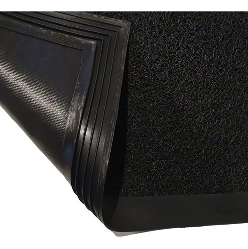 Imagen 2 de 6 de Alfombra Felpudo Tipo 3m Sanitizante Negro 40 X 60 Cm Soul