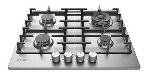 Imagen 1 de 8 de Anafe A Gas Ariston Thc 641 Wixaag Acero Inox Rejillas Fund