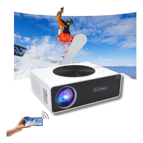 Projetor Data Show Touyinger Q9a 7000 Lumens Full Hd Espelhamento Bluetooth Wifi Cor Branco Branco