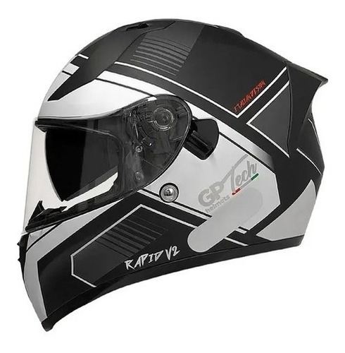 Lançamento Capacete Gp Tech V128 Rapid V2  Fosco