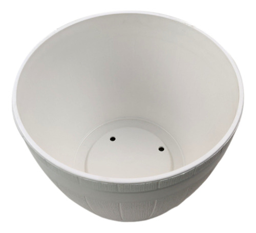 Macetero 26cm Alto Redondo Plastico Kd7134w