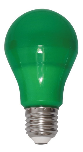 Opus Led - Lâmpada A60 Led 6w Bivolt E27 Verde - Lp 33150