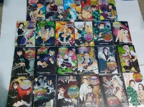 Demon Slayer Kimetsu No Yaiba Vol. 1 Ao 23 Coleção Completa