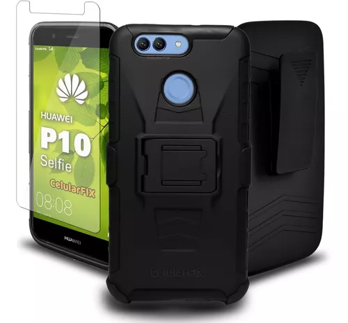 Funda Protector Huawei P10 Selfie Rudo + Mica Cristal Gratis