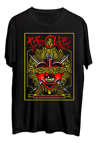 The Cure . ( Espadas ) . New Wave . Polera . Mucky