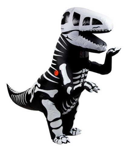 Disfraz Esqueleto De Dinosaurio Inflable Divertido Halloween