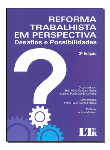 Libro Reforma Trabalhista Em Perspectiva 02ed 18 De Montal Z