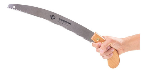 Imagen 3 de 9 de Serrucho Bulit De Podar 350mm - Mango De Madera Maciza