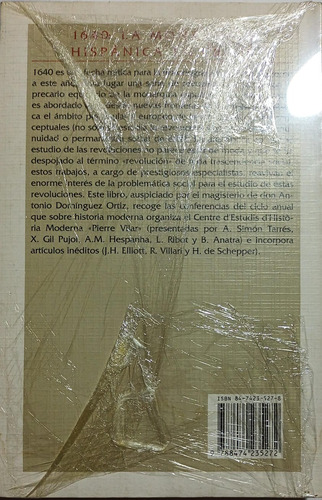 1640: La Monarquía Hispánica En Crisis Elliott J H Y Ot Exc (Usado)
