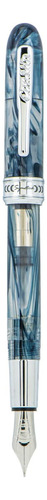 A Pluma Estilográfica Conklin Symetrik Blue Supernova,