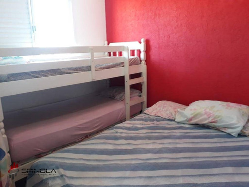 Imagem 27 de 29 de Apartamento Com 2 Dormitórios À Venda, 68 M² Por R$ 320.000,00 - Maracanã - Praia Grande/sp - Ap3518