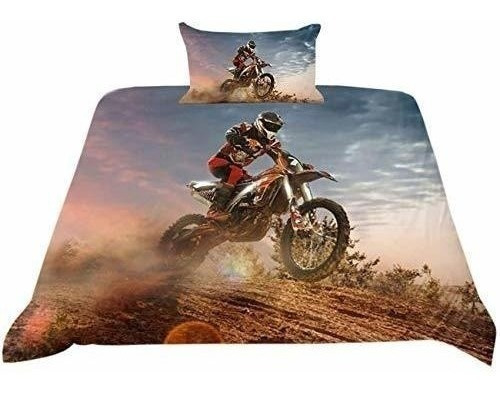 Juegos De Cama Pintorescos Para Niños Dirt Bike Motocross R