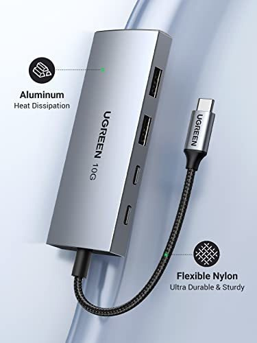 Hub Ugreen Usb C De 10 Gbps, Adaptador Usb C A Usb 3.2 De 4