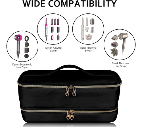 Chelvvg Estuche De Viaje Portátil Impermeable De Doble Capa