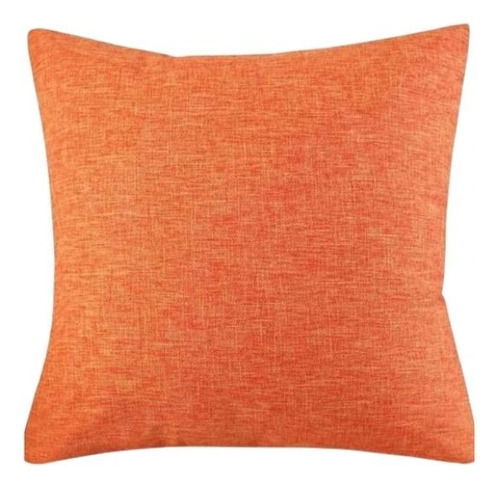 1 Cojin De Lino Varios Colores Decoracion Orange Lino
