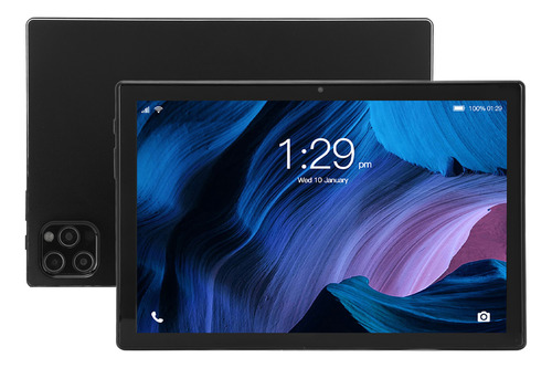 Tablet Pc De 10.1 Pulgadas Para Android 12.0 Negra, 6 Gb, 12