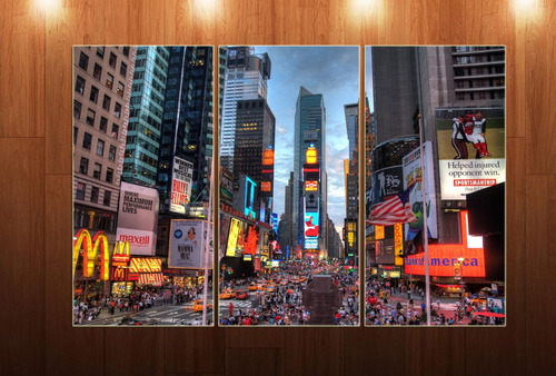 Cuadro 60x90cm Ciudad Mundo Paisaje New York Ny M2