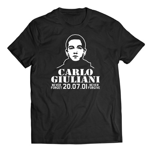 Remera Carlo Giuliani Antifascista Estampida Ska-p Punk